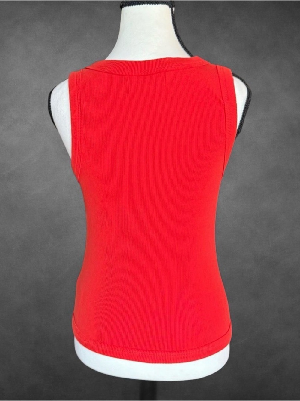 Idyllwind Red Ribbed Tank Top Western Fitted - Size XS - Picture 3 of 7